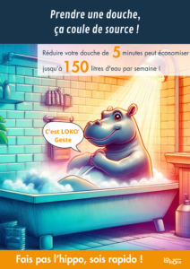 Campagne de sensibilisation LOKO'Geste consommation de l'eau