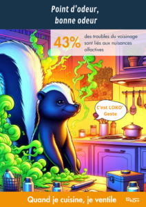 Campagne de sensibilisation LOKOR'Geste nuisances olfactives
