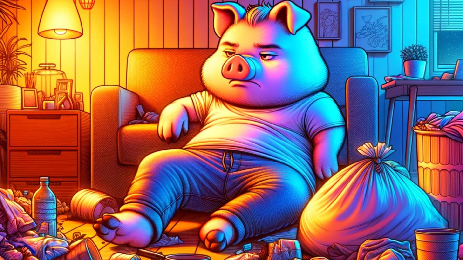 Une affiche qui reflète la perte du dépôt de garantie à cause d’un logement mal entretenu